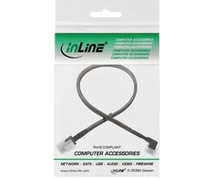 Intos InLine Mini SAS HD - Mini SAS su šoninės juostos laidu, 0,5 m, juodas