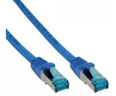 InLine Patch kabelis Cat.6A, S/FTP (PiMf), 500MHz, mėlynos spalvos - 1,5m