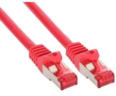 InLine Pečkordas S / FTP, PIMF, 6 kat., PVC, raudonasis 15m (76415R)