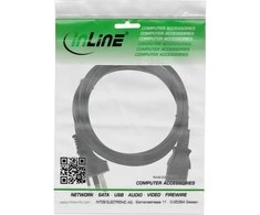 InLine Maitinimo kabelis ® Maitinimo kabelis, Australija iki 3 kontaktų IEC C13, juodas, 5,0 m