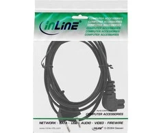 InLine Maitinimo kabelis ® Maitinimo kabelis, Euro kištukas iki Euro8 kištuko angelinis, juodas, 5,0 m