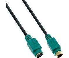 InLine PS / 2 - PS / 2, 2m, Juodas (13342H)