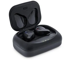 „InLine PURE Air TWS“ „Bluetooth“ į ausis įdedamos ausinės su tikru belaidžiu stereofoniniu garsu ir „Qi-Case PowerBank“