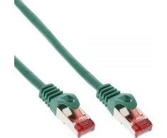 InLine Patch kabelis Cat.6, S/FTP (PiMf), 250MHz, žalios spalvos – 0,5m