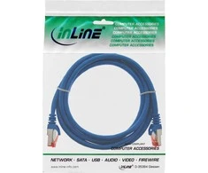 InLine patch kabelis Cat.6, S/FTP (PiMf), 250MHz, mėlynas - 0,5m