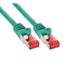 InLine patch cable Cat.6, S/FTP (PiMf), 250MHz, žalias - 1m