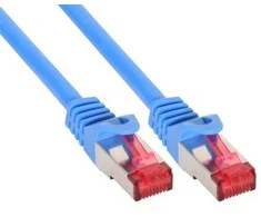 InLine S / FTP, PiMF, 6 Cat6, 250MHz, PVC, mėlyna 15m (76415B)