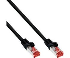 InLine Pechcord S / FTP, PiMF, Cat.6, 250MHz, PVC, juodas 30m (76430S)