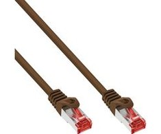 InLine Pechcord S / FTP, PiMF, Cat.6, 250MHz, PVC, ruda 7,5 m (76407K)