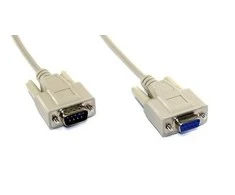 Inline Įmontuojamas DB-9 - DB-9, 10 m, pilkas (12210)