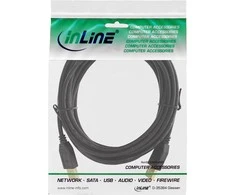 USB kabelis InLine USB-A - USB-A 5 m Juodas (34350S)