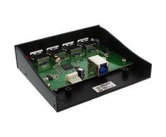 InLine USB 3.0 priekinio skydelio 3,5 "juoda (33395B)