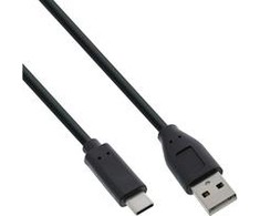 USB kabelis InLine USB- A - 1,5 m Juoda (35734)