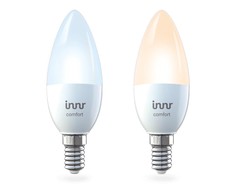 Innr Lighting „Innr LED E14“ lempa derinama balta, 2 pakuotės, suderinama „Philips Hue“ ir „Osram Lightify“, „Zigbee 3.0“