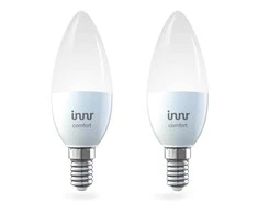 Innr Lighting „Innr LED E14“ lempa derinama balta, 2 pakuotės, suderinama „Philips Hue“ ir „Osram Lightify“, „Zigbee 3.0“