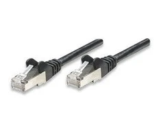 Intellinet Network Solutions Intellinet pleistras laidas RJ45 cat.6 UTP 0.5m Juodas 100% vario (342032)