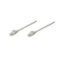 Intracom INTELLINET tinklo kabelis Cat5e U/UTP 15m 50ft. Pilki RJ-45 Vyriški / RJ-45 Vyriški Paauksuoti kontaktai.