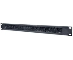 „Intellinet Network Solutions“ šepetėlinis kabelio įvadas 1U Rack 19, Juoda (712767)