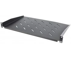 INTELLINET 19" Fixed Shelf 1U, 350 mm Gylis, Juodas, 714891