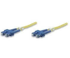Intellinet Network Solutions Światłowód Krosowy, Duplex, Jednomodowy SC/SC 3M (470629)