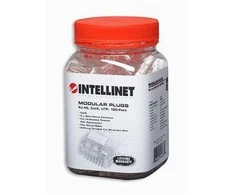 Intellinet kištukas RJ45 Cat5e stiklainis 100vnt
