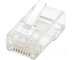 Intracom INTELLINET Cat5e RJ45 Moduliniai kištukai UTP 3 šakų tvirtai vielai 100 kištukų indelyje