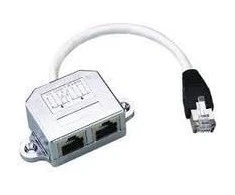 Intellinet 504195 kabelių sąsaja / invertavimo adapteris RJ-45 2x RJ-45 Sidabras