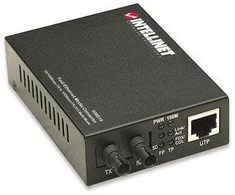 „Intracom INTELLINET Fast Ethernet Media Converter“ 10/100Base-TX į 100Base-FX ST Multi-Mode 2 km