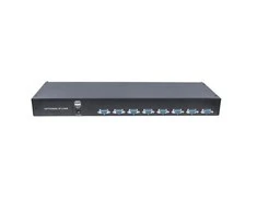 Intracom INTELLINET 507776 Intellinet 8 prievadų KVM VGA/USB/PS2 jungiklis, skirtas KVM LCD konsolei