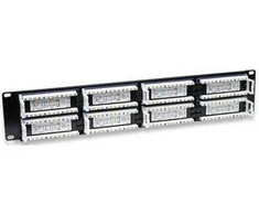 Intellinet 513579 Komutacinė panelė UTP Cat5e 2U 48 prievadų RJ45, juoda