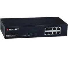 Šakotuvas Intellinet 560764 Switch PoE/PoE+ 8x RJ45 10/100Mbps, ENDSPAN, metalo sp. obudowa