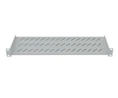 Intellinet 19" konsolinė lentyna, 1U, 2 taškų priekinis tvirtinimas, 150 mm Gylis, Pilkas, 712200