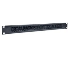 „Intellinet Network Solutions“ šepetėlinis kabelio įvadas 1U Rack 19, Juoda (712767)