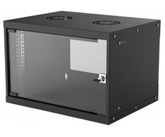 Intellinet 714143 lentyna 6U Sieninis stovas Juoda