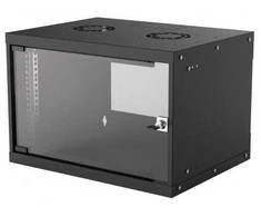 Intellinet 714143 lentyna 6U Sieninis stovas Juoda