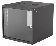 Intellinet 714808 lentyna 9U Sieninis stovas Juoda