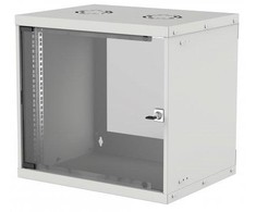 Intracom INTELLINET 19 colių sieninė spintelė 9U Flatpack 487 x 540 x 560 Flatpack pilkas IP20 įvertinimo korpusas