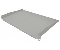 INTELLINET 19" fiksuota lentyna 1U, 350 mm Gylis, Pilkas, Neventiliuojama, 715119