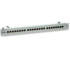 Lynx INTELLINET Patchpanel 1HE 24 prievadų Cat6 FTP grau