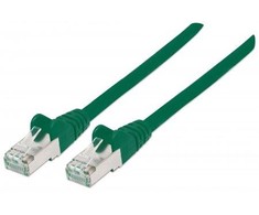 Intellinet Network Solutions Pečcord S / FTP, CAT7, 0.5m, Žalias (740654)