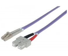 Intellinet Network Solutions Šviesolaidinis kabelis LC - SC 2m Violetinis (750929)