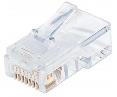 Intellinet 790512 laido jungtis RJ45 Permatomas