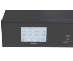 Šakotuvas Intellinet 561310 GIGABIT komutatorius, 8x RJ45, įskaitant 4x „Ultra PoE“, LCD ekranas