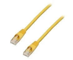 Intracom INTELLINET tinklo kabelis Cat5e U/UTP 3,0m 10ft. Geltona RJ-45 Vyriški / RJ-45 Vyriški Paauksuoti kontaktai Polibag