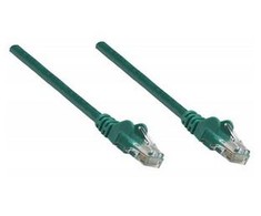 Intellinet tinklo sprendimų kabelis RJ-45, Cat6, CU, U / UTP, 0,25 m, žalias 739825