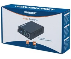 Intellinet 545068 tinklo medijos keitiklis 1000 Mbit/ai Vienas režimas Juoda