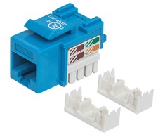 Intracom INTELLINET Cat5e Keystone Jack mėlynas UTP Punch-down
