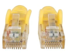 Intracom INTELLINET tinklo kabelis, Cat6, UTP RJ-45 kištukas / RJ-45 kištukas, 1,0 m, Geltona, 342346
