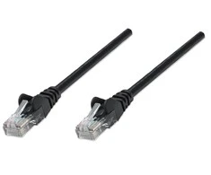Intracom Intellinet Network Solutions Pečkordas, 5E katė, UTP, 10m, juoda, 5 vnt (345378- 5P)