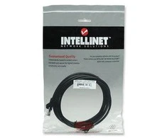 INTELLINET UTP LAN kabelis, pleistras, 3.0m, juodas, 2xRJ45, 320764 766623320764